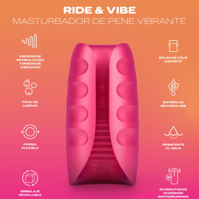 DUREX TOY RIDE & VIBE VIBRATOR MASTURBATOR - LuvMechanics