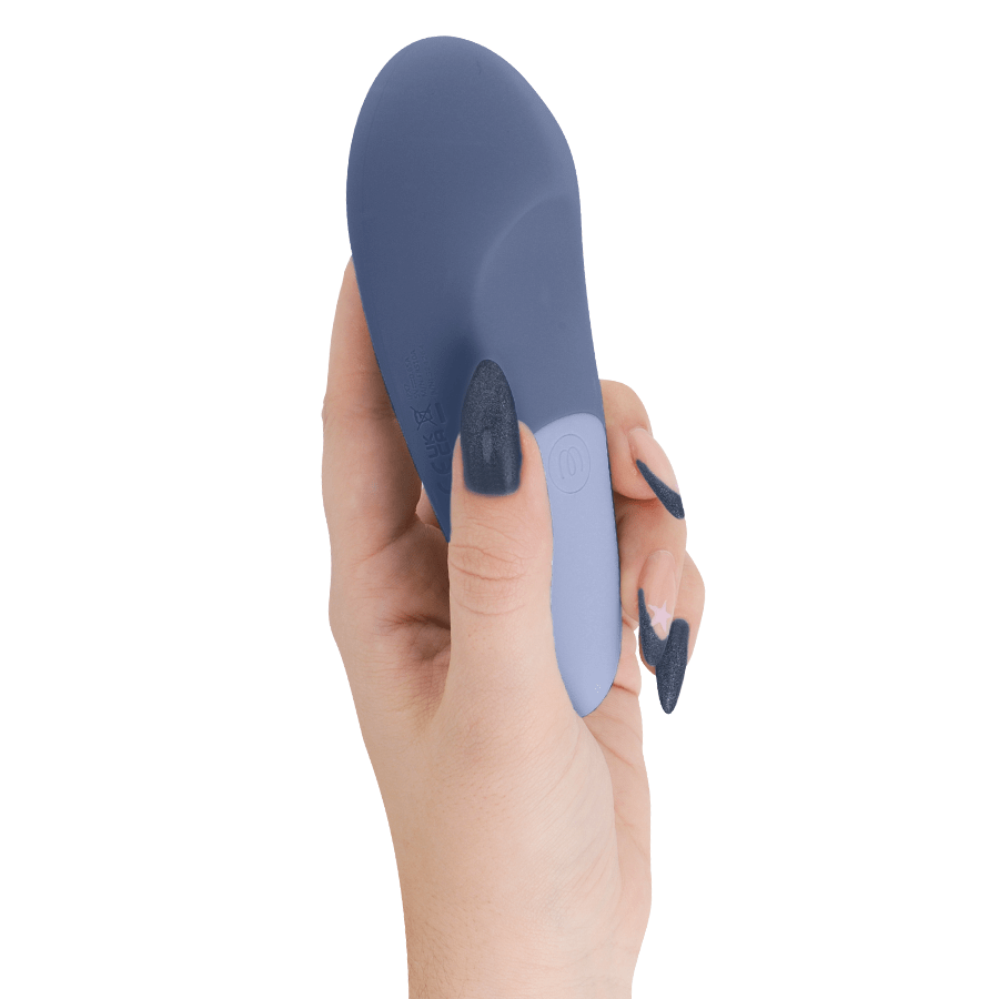 WOMANIZER VIBE LAY-ON SILENT VIBRATOR (dark blue) - LuvMechanics